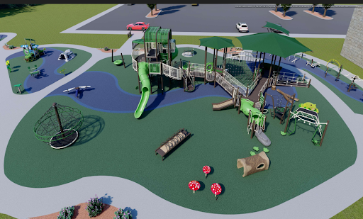 Rendering of the Inclusive Playground