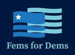 Fems for Dems Logo